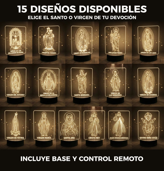 LÁMPARA DE FÉ PERSONALIZADA