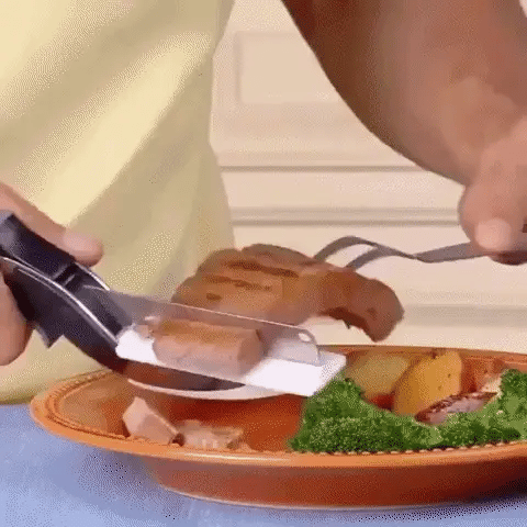 CUTPRO® - TIJERAS CORTA ALIMENTOS 2 EN 1 – Tienda Col3