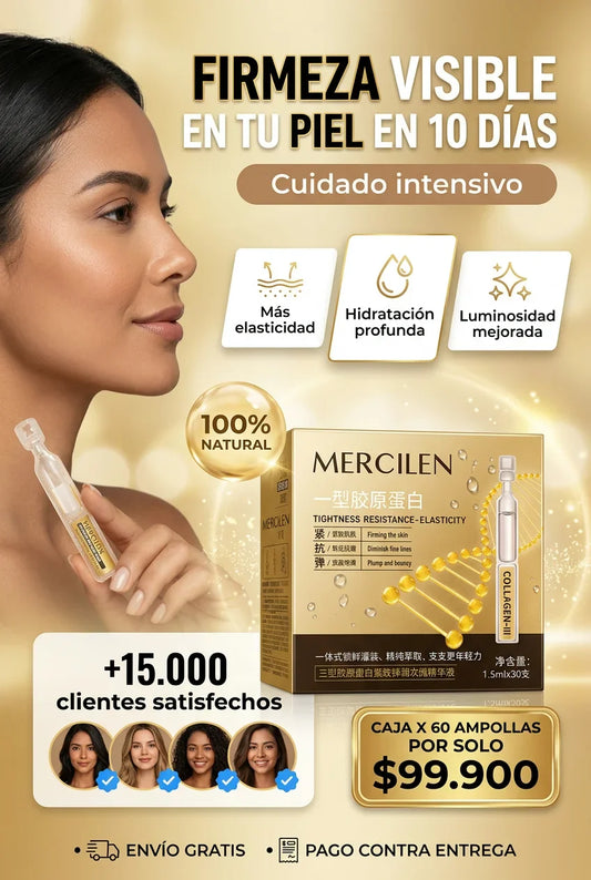 Ampolletas de colágeno y ácido hialurónico
